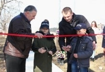Открытие «Аллеи безопасности»