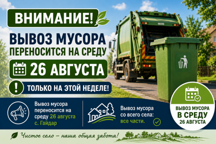 вывоз мусора